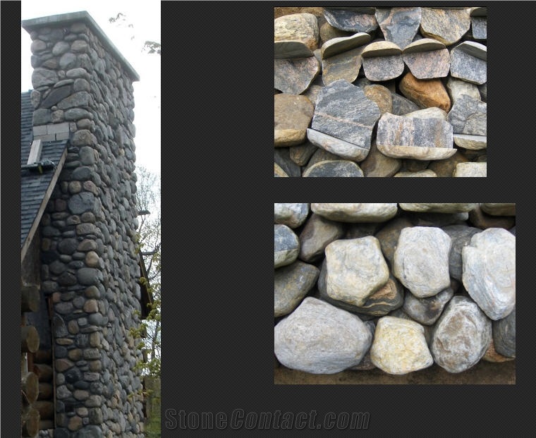Split River Rock Granite Veneer