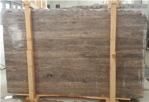 Silver Travertine Vein Cut Slabs