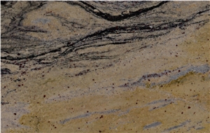 Prada Gold Granite Tiles, Slabs