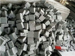 China Grey Granite Cube Stone & Paver,Cobble Stone ,Garden Stone,Paving Stone