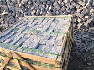 China Grey Granite Cube Stone & Paver,Cobble Stone ,Garden Stone,Paving Stone