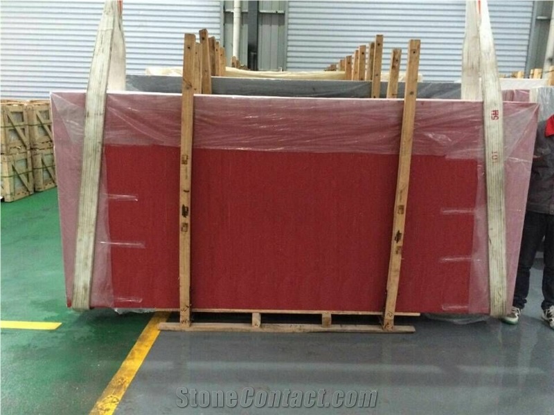 Red Quartz Stone Slab,Engineered Stone Slab,Artificial Stone,Solid Surface Top,Silestone