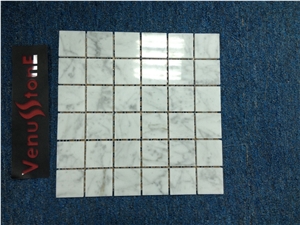 S60 - 61 Bianco Carrara Marble Mosaic
