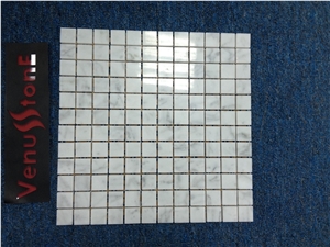 S60 - 61 Bianco Carrara Marble Mosaic