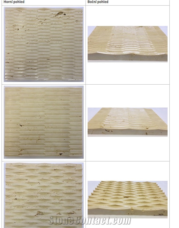 Travertine Tiles with Texture