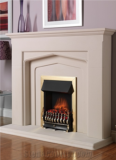 Marble Fireplace Surround And Fireplace Mantels For Decor