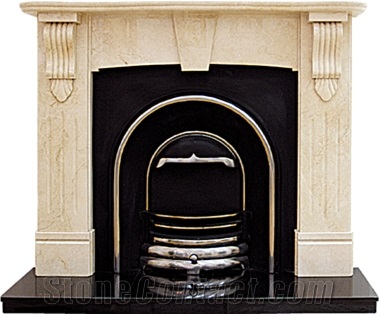 Marble Fireplace Surround And Fireplace Mantels For Decor