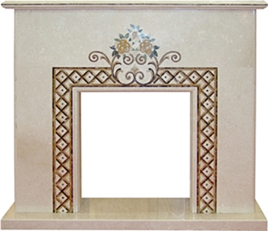 Marble Fireplace Surround And Fireplace Mantels For Decor