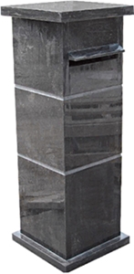 G682 Beige Granite Stone Carved Mailboxes