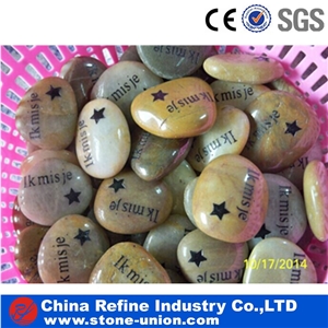 Green Washed Pebble Stone , Green Pebbles & Cobbles , Polished Premium Pebble & Superfine and Top Quality River Cobble Stone Wholesale