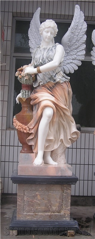 Light Lady Statues , Professional Western Marble Statue Exporter , Top Quality Handcraft Marble Human Sculpture & Carvings