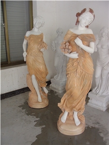 Light Lady Statues , Professional Western Marble Statue Exporter , Top Quality Handcraft Marble Human Sculpture & Carvings
