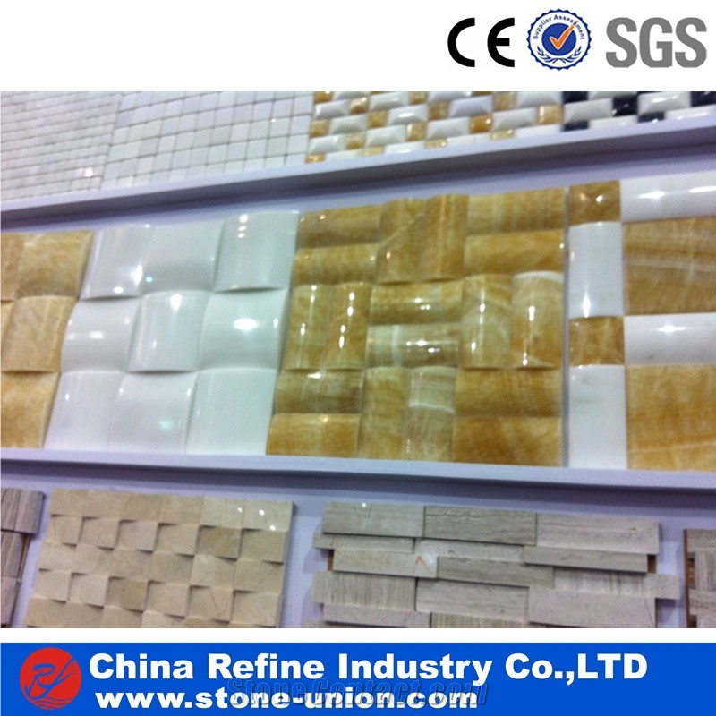 Yellow Onyx Polished Mosaic, Honey Onyx Mosaic Wall Panel,Polished Mosaic,Wall Mosaic,Floor Mosaic