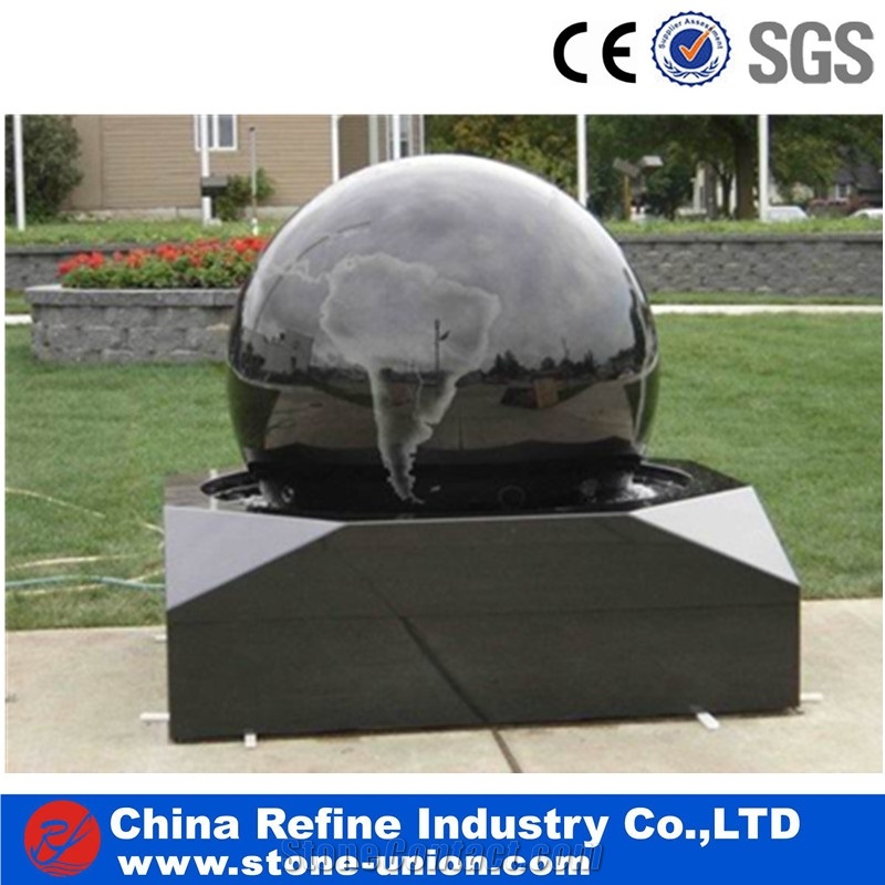 Yellow Onyx Stone Fountain Ball Rolling , Premium Yellow Onyx Fountain,Sculptured Fountains,Exterior Fountains