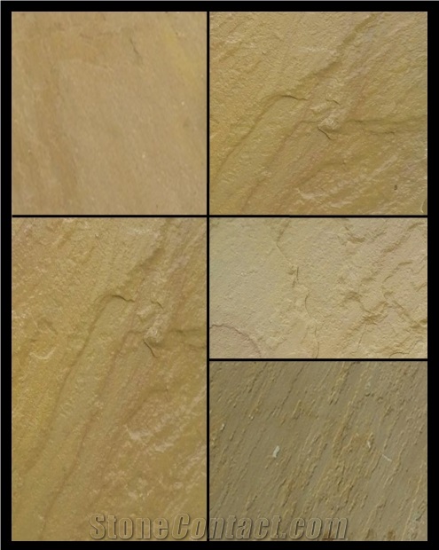 L Yellow Sandstone Wall Cladding
