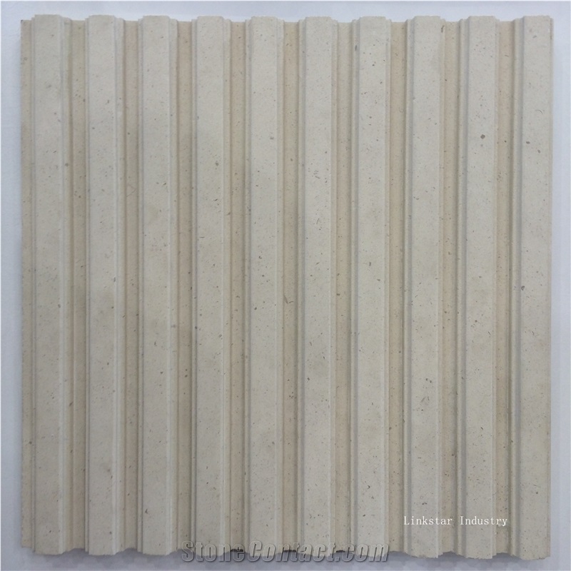 Natural Decorative 3d Limestone Tile Relief Design