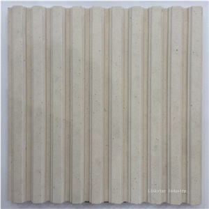 Natural Decorative 3d Limestone Tile Relief Design