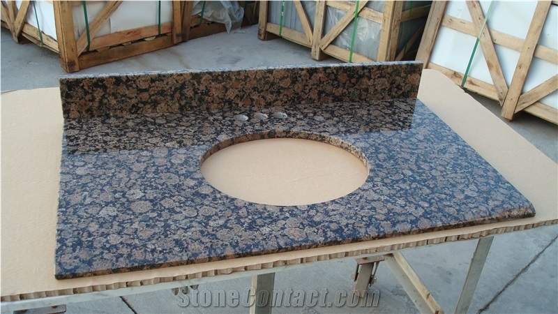 Baltic Brown Granite Bathroom Countertops,Coffe Diamond Granite Bath Tops,Finland Brown Granite Vanity Tops