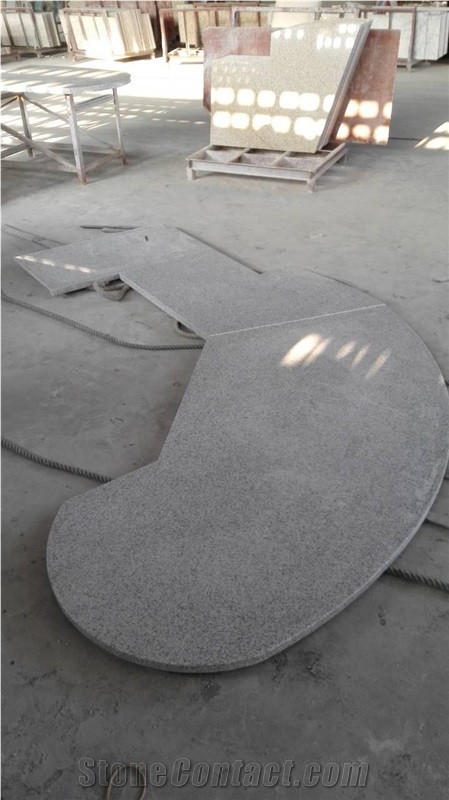 G603 Granite Kitchen Countertop,Bacuo White Granite Kitchen Wortk Top,China Grey Granite Kitcehn Custom Countertops