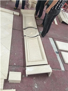 Indoor Marble Column, Beige Marble Column Indoor Marble Column, Beige Marble Column