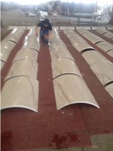 White Marble Columns Interior Columns