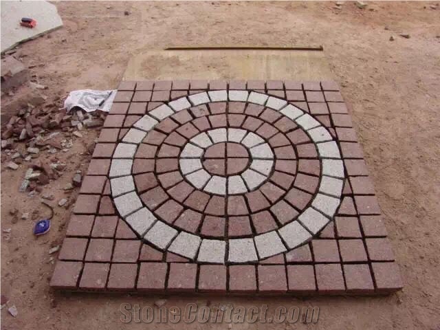 China Grey G603 Granite & Red Porphyry Cube Stone Pavers Patio /Grey Cubic Paverments/Landscaping Stone,Exterior Stone