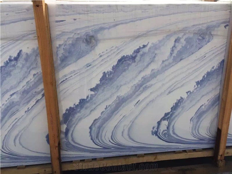 Juparana Nano Crystallized Galss Stone Slabs & Tiles/Sea Wave Solid Surface Engineered Stone Slabs