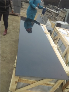 China Absolute Black Countertop Factory Price, Black Granite Countertop