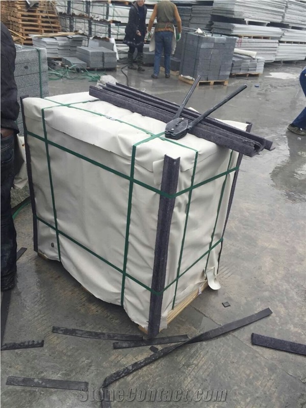 China Cheap Popular Light Grey G602 Bianco Crystal Granite Side Stone, Polished Surface Kerbstone with Bevel Edge, Road Curbstone, Natural Building Stone Outdoor, Factory Wholesale Good Price, Quarry