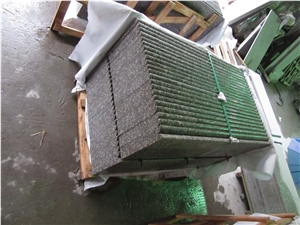 G664 Luoyuan Red Granite Stair Riser Polished Round Edge Competitive Price