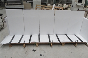 Italian Bianco Carrara White Marble Countertop Polished Tabletop