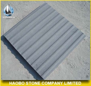 G684 Black Basalt Tactile Strip Paving Stone, Tactile Road Pavers