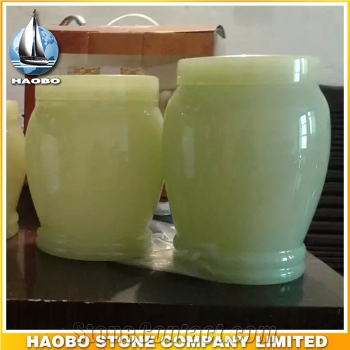 Marble Cremation Urn Wholesale Funeral Products, Yellow Marble Cremation Urns