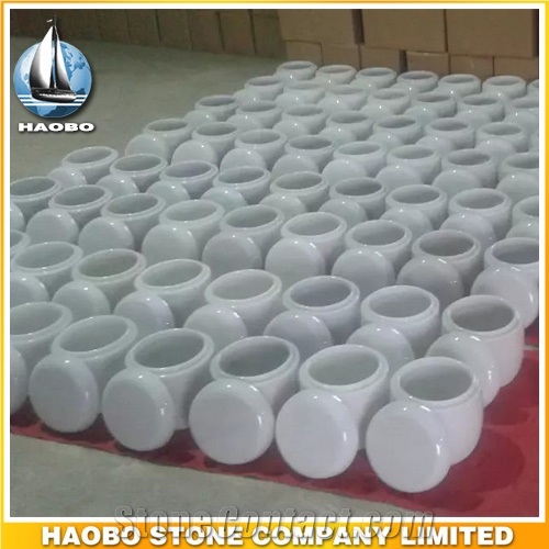 Natural Stone Cremation Urns Wholesale Beige Marble Cremation Urns