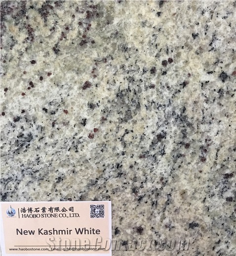 New Kashmir White Granite Tiles and Slabs