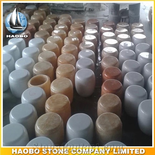 Wholesale Cremation Urn Made Of Marble, Beige Marble Cremation Urns