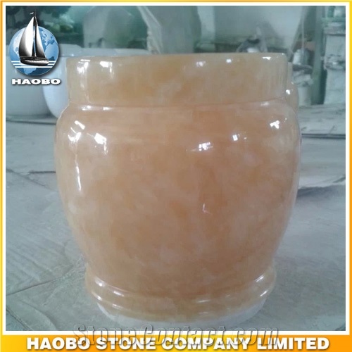 Wholesale Urns for Ashes Made Of Onyx, Beige Onyx Urns for Ashes