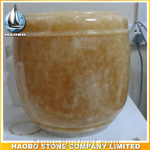 Wholesale Urns for Ashes Made Of Onyx, Beige Onyx Urns for Ashes