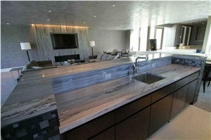 Terra Bianca Quartzite Kitchen Countertop