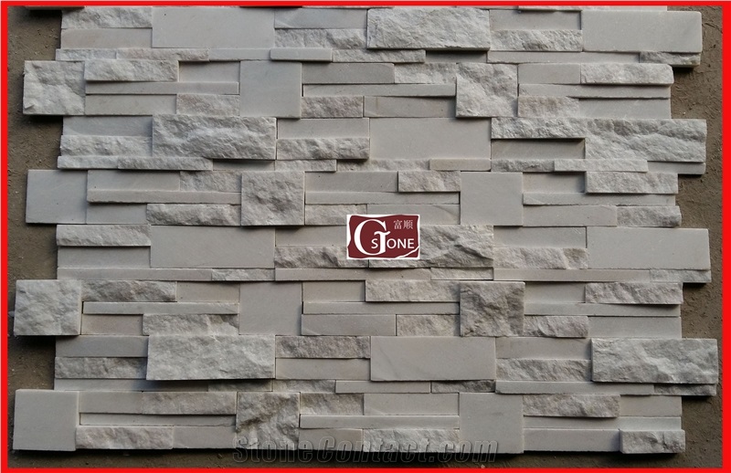 White Quartzite Cultured Stone for Wall Stone