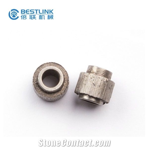 Diamond Wire Rope Beads for Quarrying Stone, Diamond Rope Accessories Beads, Diamond Wire Tools Beads