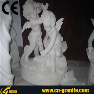 Angel Sculpture,Male Angel Sculpture,Sculpture Art,Nude Woman Bronze Sculpture,Modern Sculpture,Garden Sculpture,Marble Stone Sculpture,White Marble Stone Sculptures