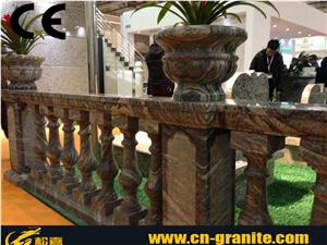 China Juparana Granite Balustrade & Railings