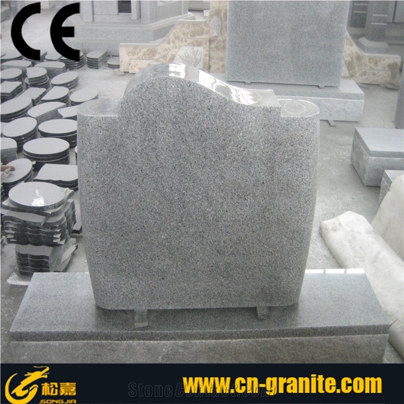 G603 Granite Double Heart Monument,Heart Shaped Tombstone,Heart Tombstone,Heart Shape Monument,Chinese Granite Headstones,Headstones Designs，