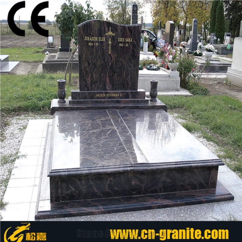 Grey Granite Tombstone, Jesus Headstone, Gravestone Flower Pot, Western Headstone, Antique Headstone, Cheap Upright Headstone, Gravestone Accessories