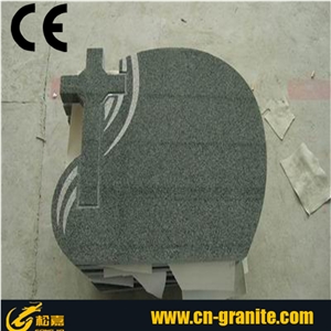 Grey Tombstone.Granite Cheap Tombstone,Granite Tombstone /Double Heart Shaped Headstone Tombstone,Weeping Angel Tombstone,Ledger Gravestone,Cemetery Headstone Tombstone