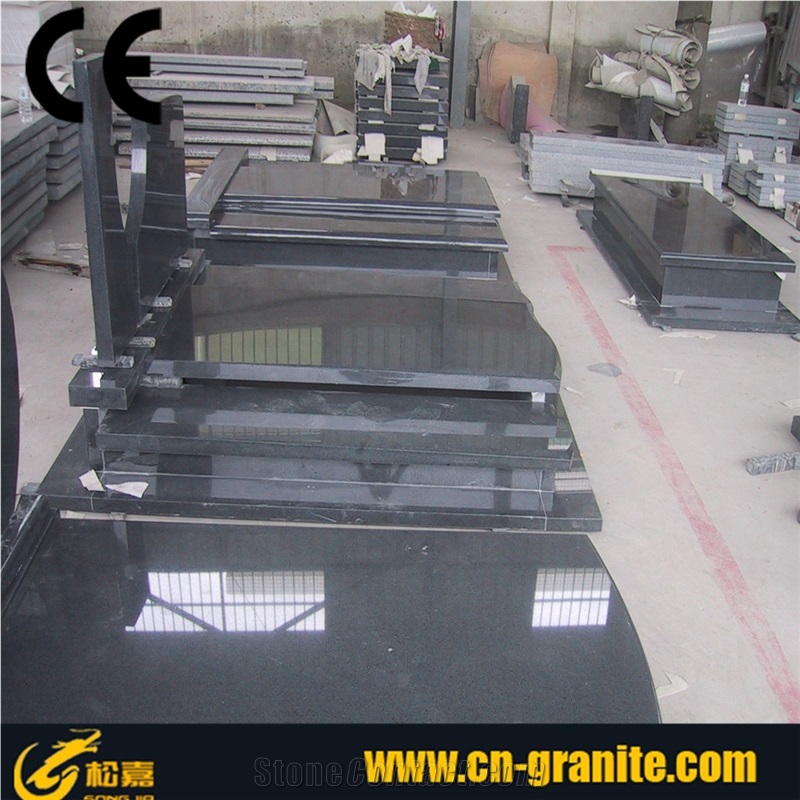 Grey Tombstone.Granite Cheap Tombstone,Granite Tombstone /Double Heart Shaped Headstone Tombstone,Weeping Angel Tombstone,Ledger Gravestone,Cemetery Headstone Tombstone