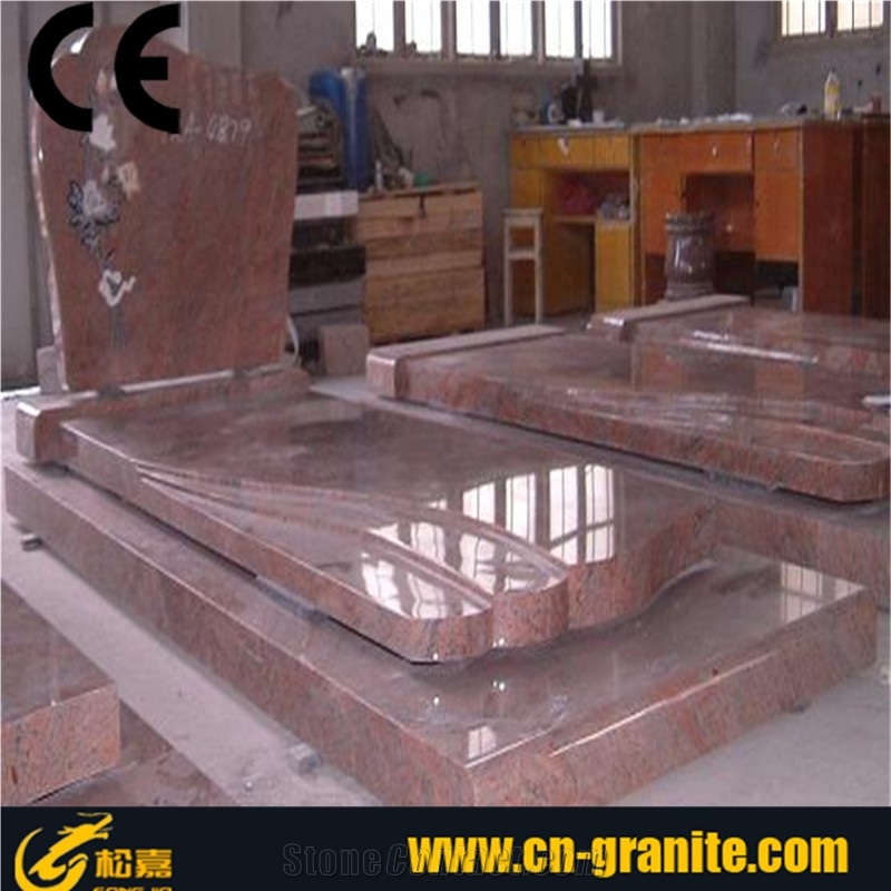 Red Tombstones,China Red Monuments,Garnet Rush Marble Tombstone Design,Monument Design,Western Style Tombstones,Custom Monuments,Engraved Tombstones,Cheap Tombstones,