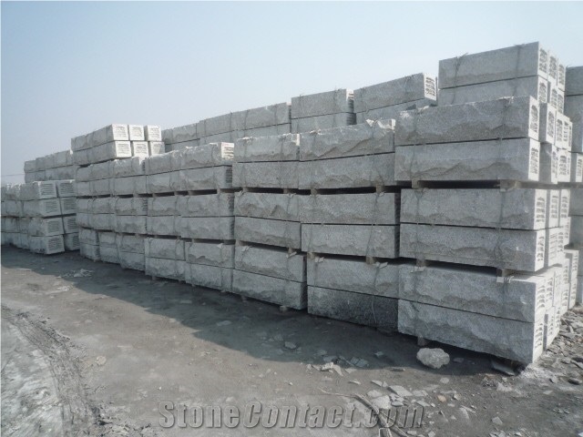 G341 Light Grey Granite Wall Stone,Granite Kerbstone,Grey Granite Wall Stone to Northern Europe, G341 Grey Granite Wall