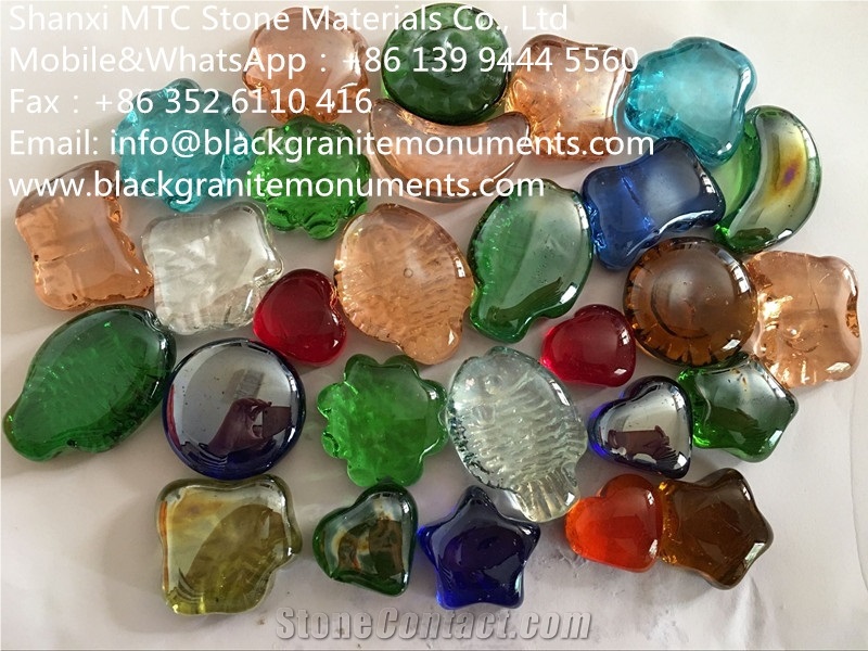Glass Pebbles Stone,Glass Stone Gravels,Crushed Glass Chippings,Crushed Glass Stone